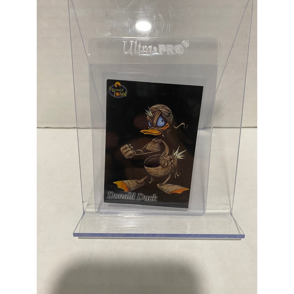 Disney Kingdom Hearts Museum Card Donald Duck Halloween Town Mummy Excellent